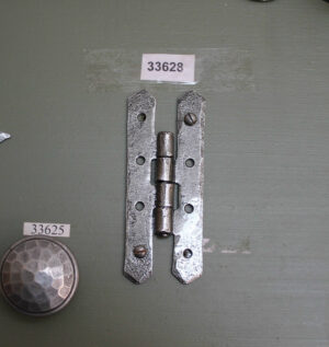 Pewter 4'' H Hinge Pair for Elegant Door and Cabinet Functionality
