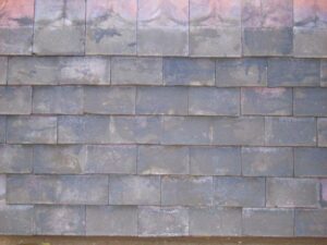 Reclaimed Blue Machine Made Metal Roofing Tiles - Sand Face