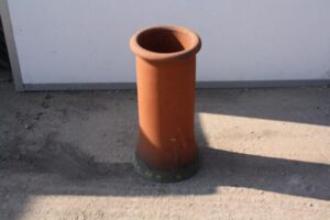 Large Cannon Red Chimney Pot by Cawarden - Striking Design for Superior Chimney Protection