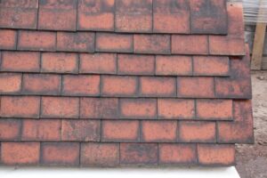 Reclaimed Red Machine Made Acme Century Roofing Tiles - Sand Face