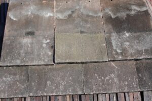 Reclaimed Heather Brown Acme Roof Tiles with Sand Face Finish