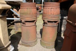 Reclaimed Terracotta Vented Chimney Pot by Cawarden - Sustainable and Elegant Roofing Accessory