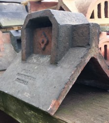 Reclaimed Terracotta Vented Ridge Tile by Cawarden - A Harmony of Aesthetic Appeal, Functionality, and Eco-Friendliness