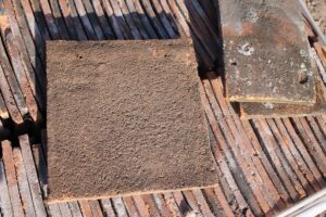 Handmade Weathered/Dirty Red Roof Tile - Tile and a Half: Rustic and Durable Roofing Solution