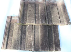 Reclaimed Concrete Pan Tiles Redland Renown on Roof