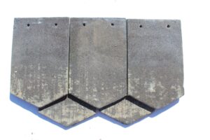 Reclaimed Staffordshire Blue Concrete Arrow Head Roof Tiles by Cawarden - Combining Durability with Sustainable Style