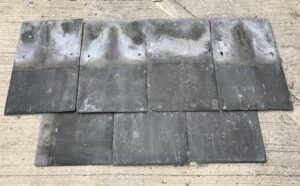 Reclaimed Roofing Slate Blue 20" x 12" on Roof