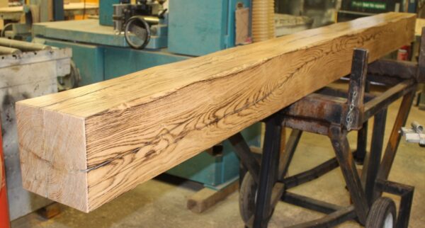 Seasoned Oak Beam - 8x8 adding character and strength to a room