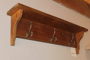 Bespoke Coat Rack with Shelf Top for Elegant, Organized Entryways