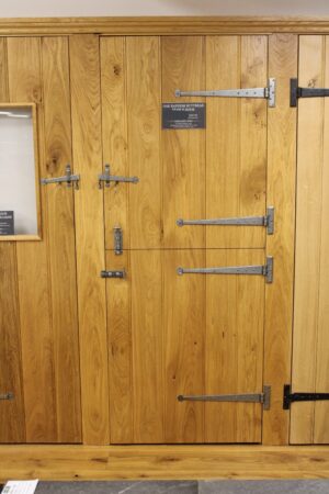 Bespoke Oak Ledge and Brace Door in Stable/Divided/Split Design