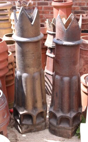 Reclaimed Peyton's Patent Champion Chimney Pot for Historical Elegance and Efficient Ventilation