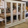 Bespoke Handmade Sapele French Doors with side panels, ready to glaze, showcasing the luxurious hardwood's elegance and craftsmanship.