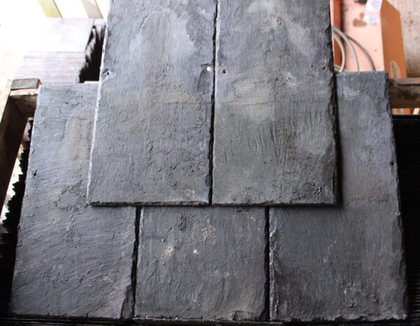 Reclaimed Roofing Slate Premium Welsh Purple 24 x 12 inch on Roof