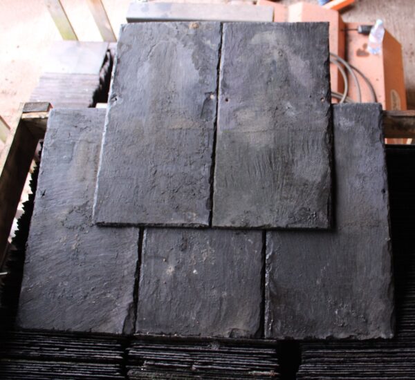 Reclaimed Roofing Slate Premium Welsh Purple 24 x 12 inch on Roof