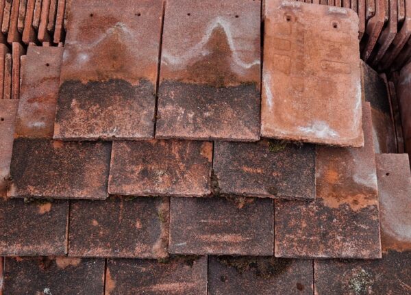 Reclaimed Concrete Roof Tiles - Marley Dirty Red