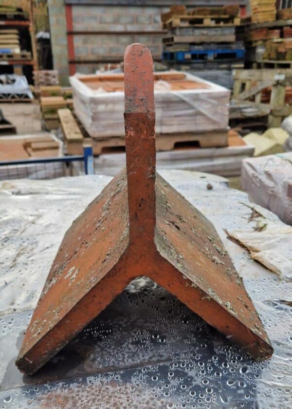 Reclaimed Fancy Ridge Tile - Two Hole Crested 90 Degree | Distinctive ...